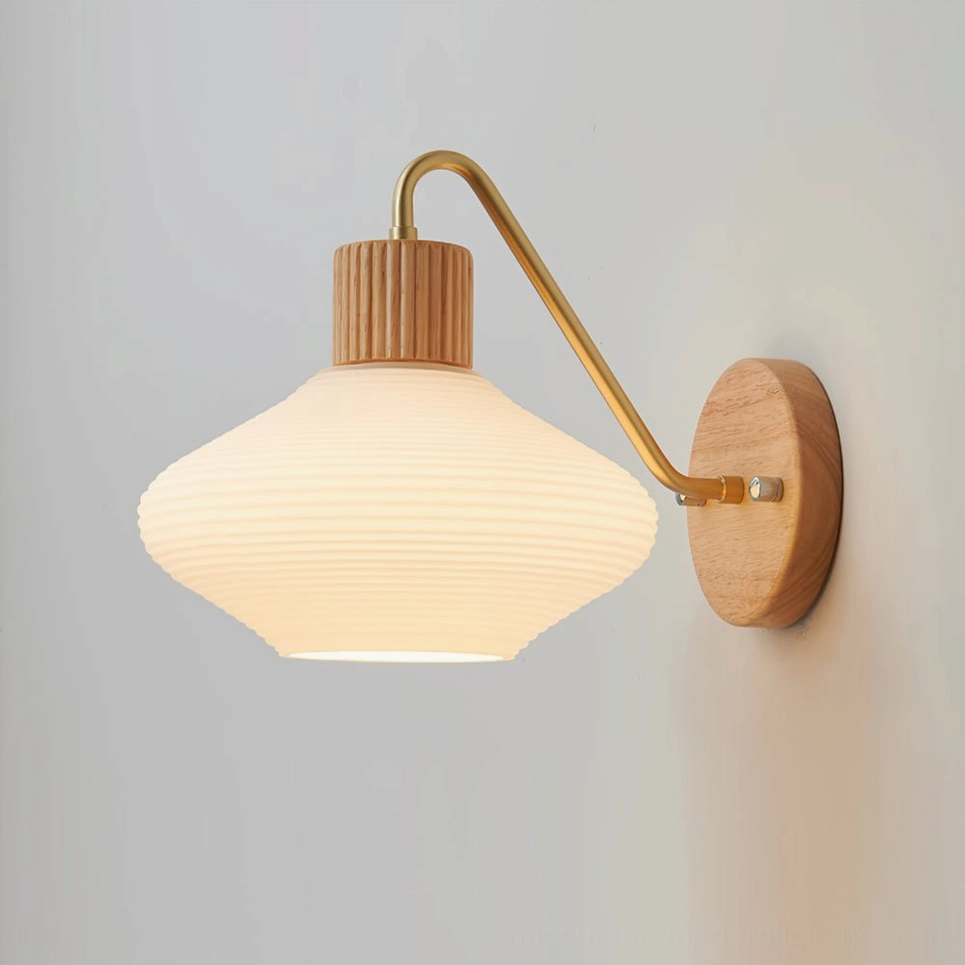 Wohlert mid-century modern minimalist wall sconce design