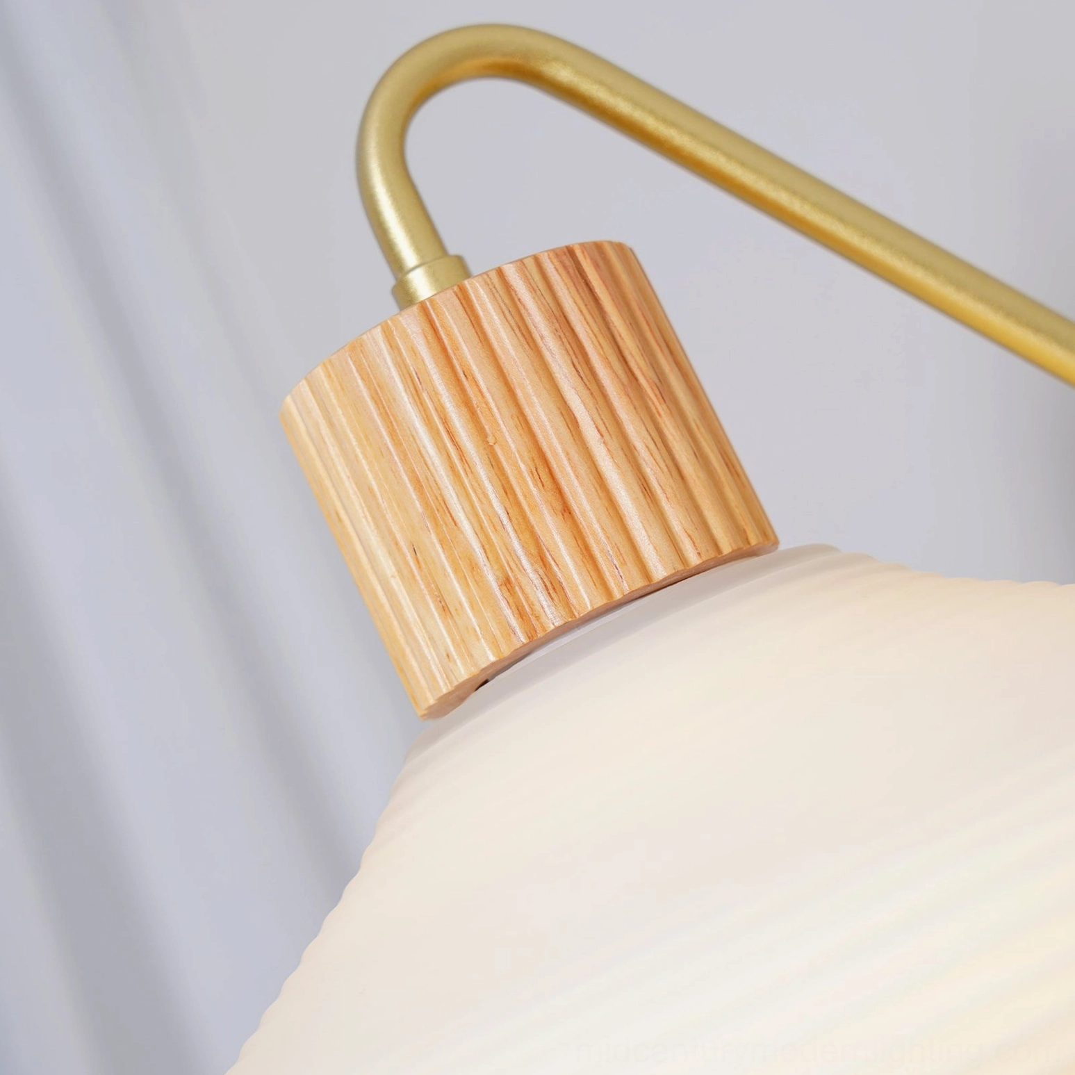 Wohlert Nordic wall lamp glass shade with diffused lighting quality