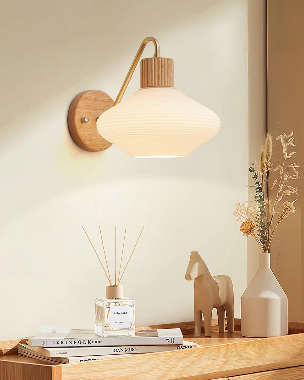 Wohlert Nordic wall sconce product showcase in home interior setting