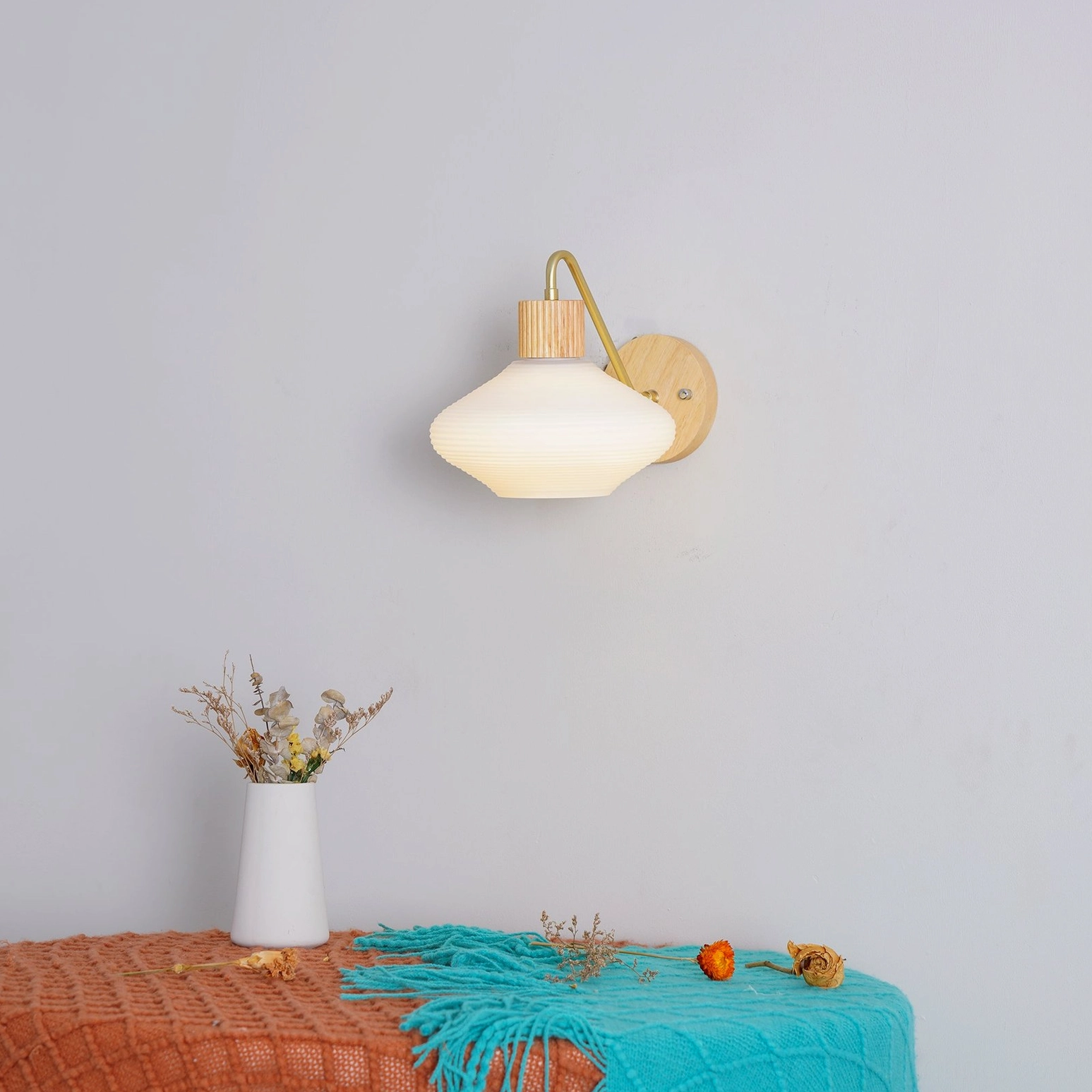 Wohlert Scandinavian wall sconce for bedroom bedside lighting solution