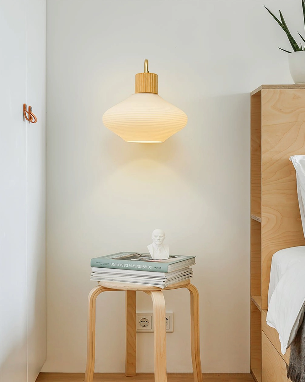 Wohlert Scandinavian design wall lamp in matte finish option